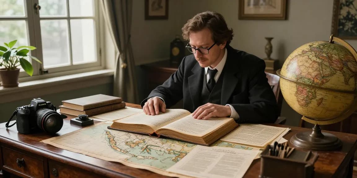Explore rokok88's historical research on the Dutch-Indonesian wars with vintage books and maps.