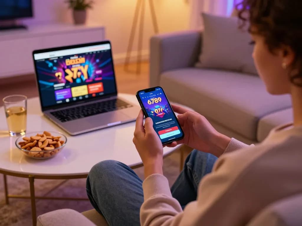 Join the excitement of khuyến mãi 6789 as players enjoy mobile gaming from the comfort of their home.