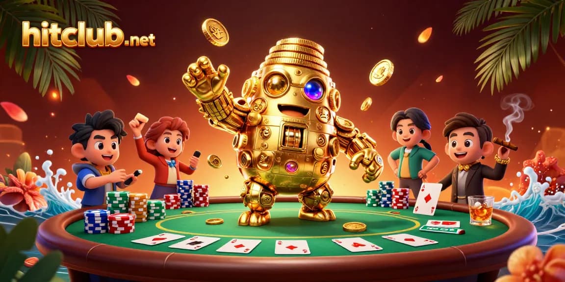 Experience thrilling gaming with hitclub-net's golden golem and vibrant poker scene, emphasizing strategy.