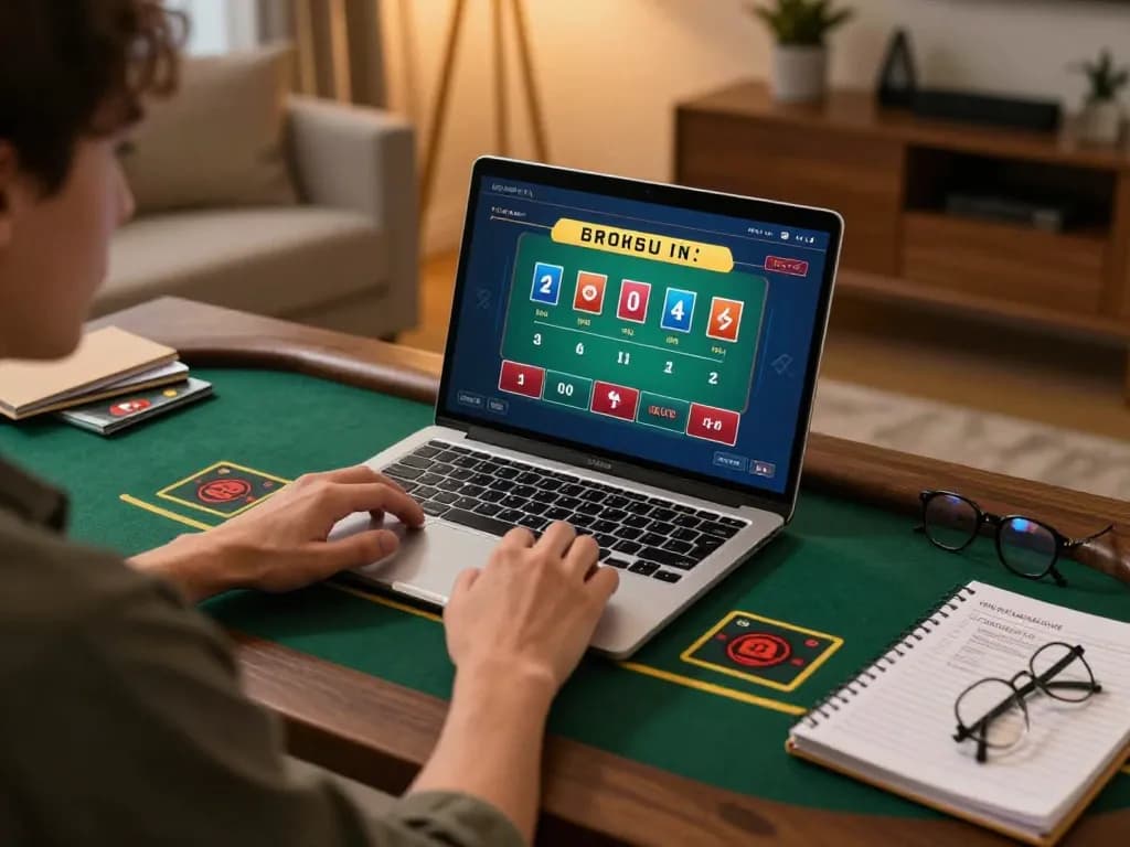An individual strategizing gameplay on Vuabet88's online live dealer blackjack interface.