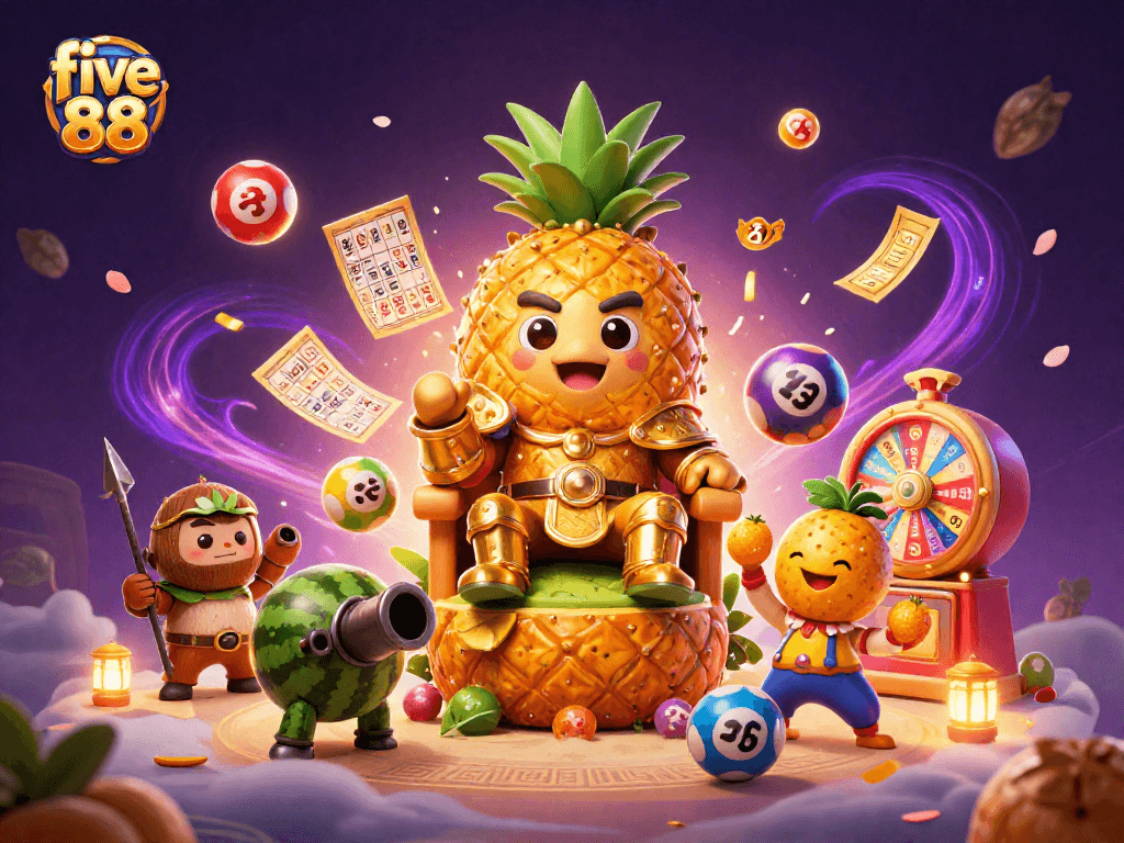 Experience vibrant gaming with colorful elements and characters at five 88 casino.