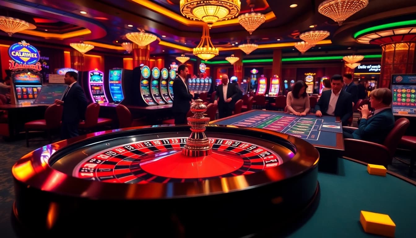 Experience the thrill of high-stakes gambling with Link vào vb88 at a luxurious casino setting.