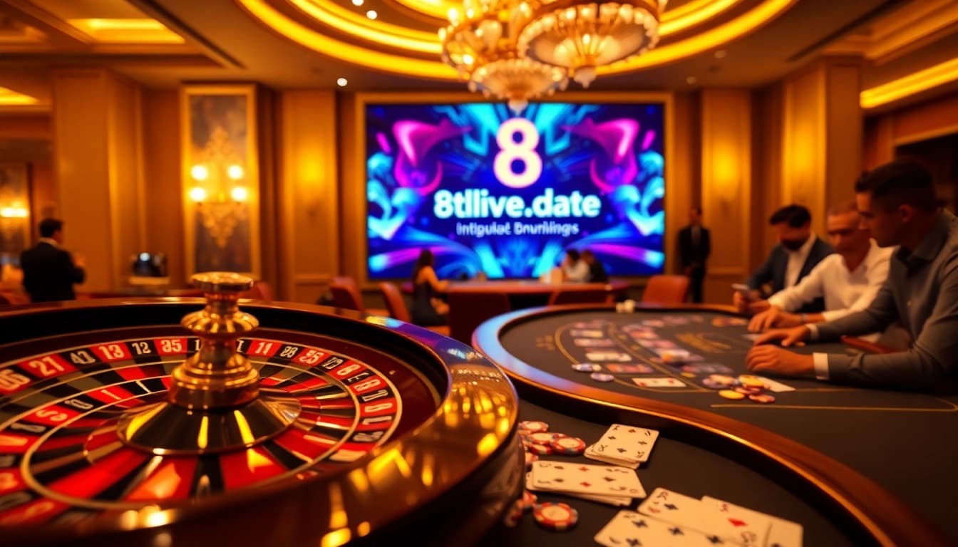 Experience thrilling moments at https://8live.date/ with engaging casino games like roulette and blackjack.