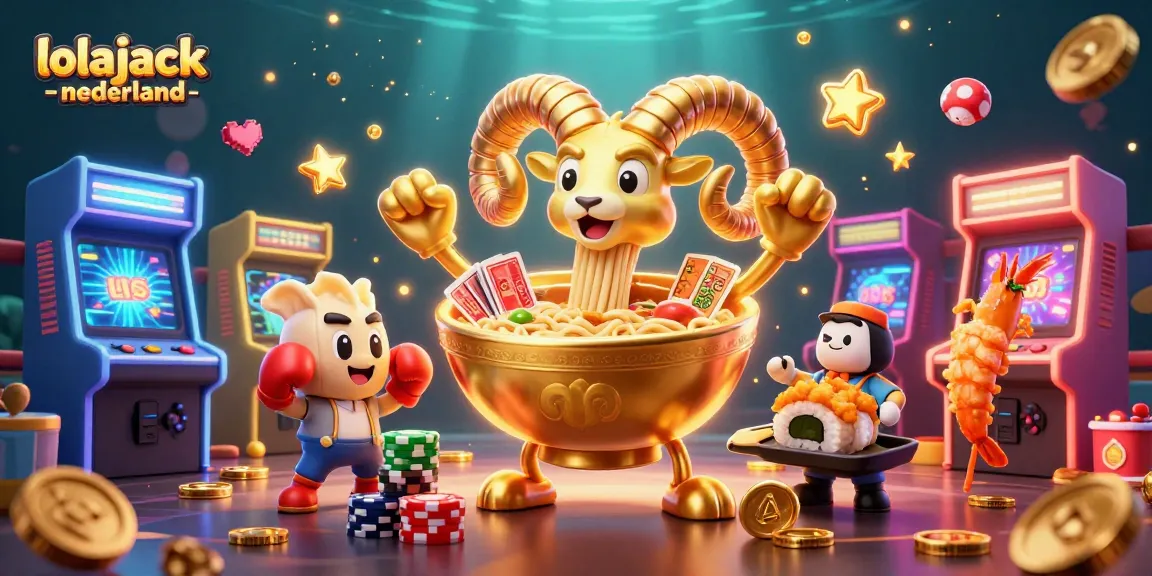 Spin and win at lolajack-nederland with vibrant 3D casino-themed characters and game elements!