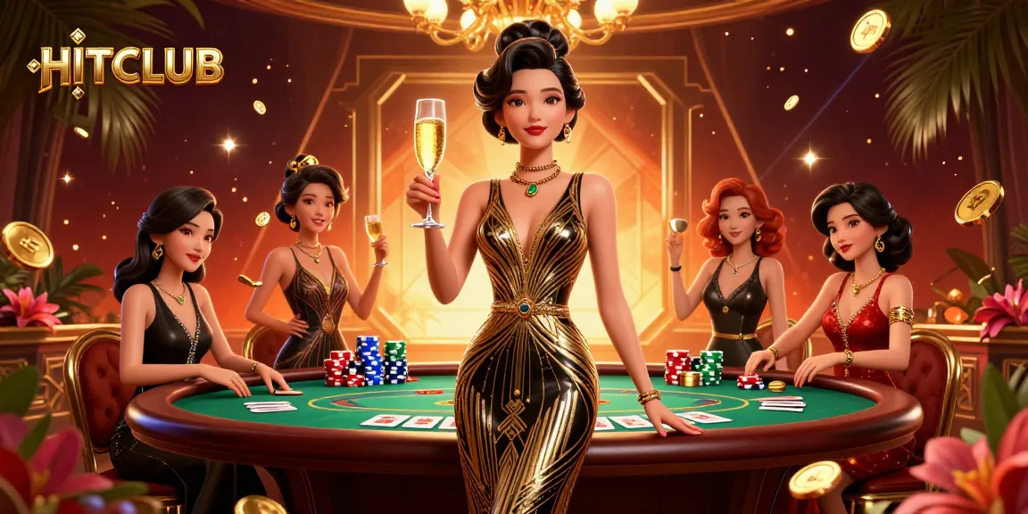 Experience thrilling wins at HITCLUB with glamorous casino action and vibrant gaming elements.