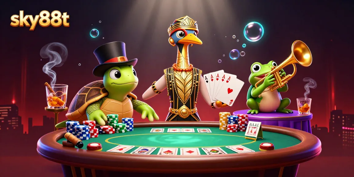 Engage with thrilling gaming at sky88t featuring vibrant casino characters and dynamic elements.