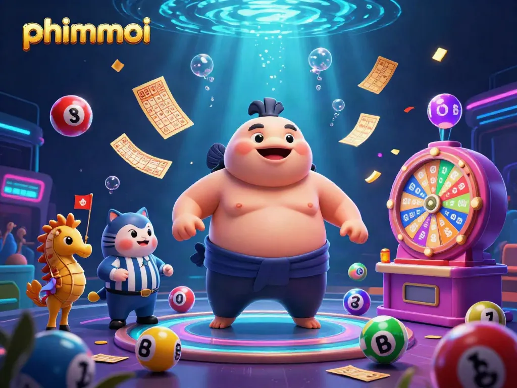Engage with phimmoi's underwater casino scene featuring a blowfish, catfish referee, and seahorse fans.