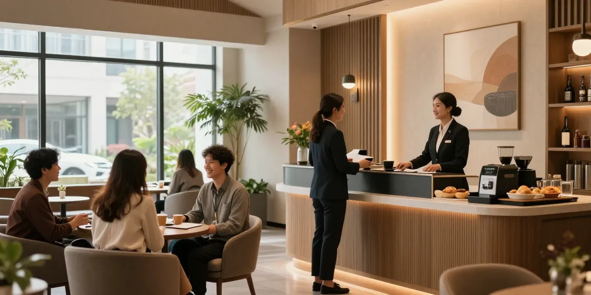 Experience comfort at ROKOK88 hotel lobby with inviting atmosphere and stylish design.