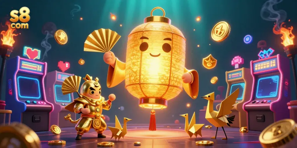 Engage in thrilling casino games at s8 com featuring dynamic 3D characters and vibrant arcade elements.
