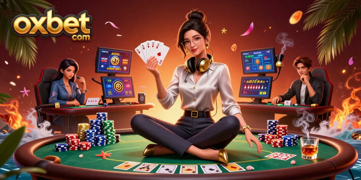 Experience the excitement of oxbet com with vibrant casino action at a dynamic gaming setup.