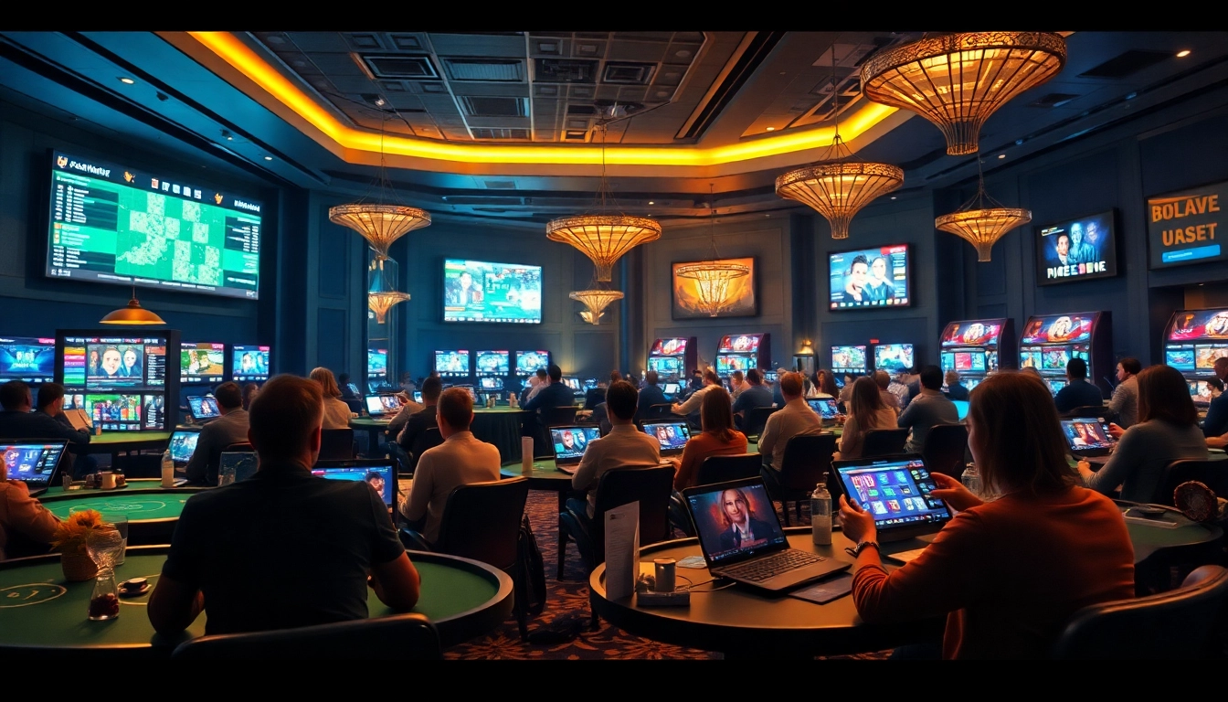 Engaging online gaming experience at 789b platform, showcasing poker tables and live casino.