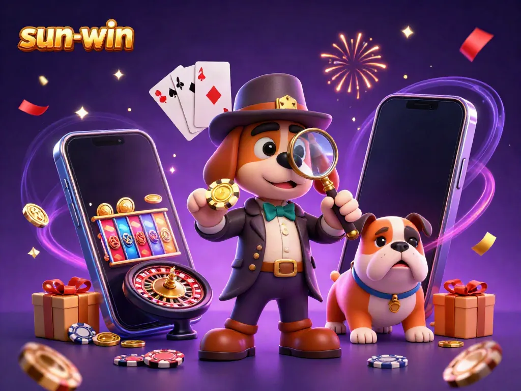 Experience excitement with sun-win as a detective uncovers hidden treasures in a vibrant casino.