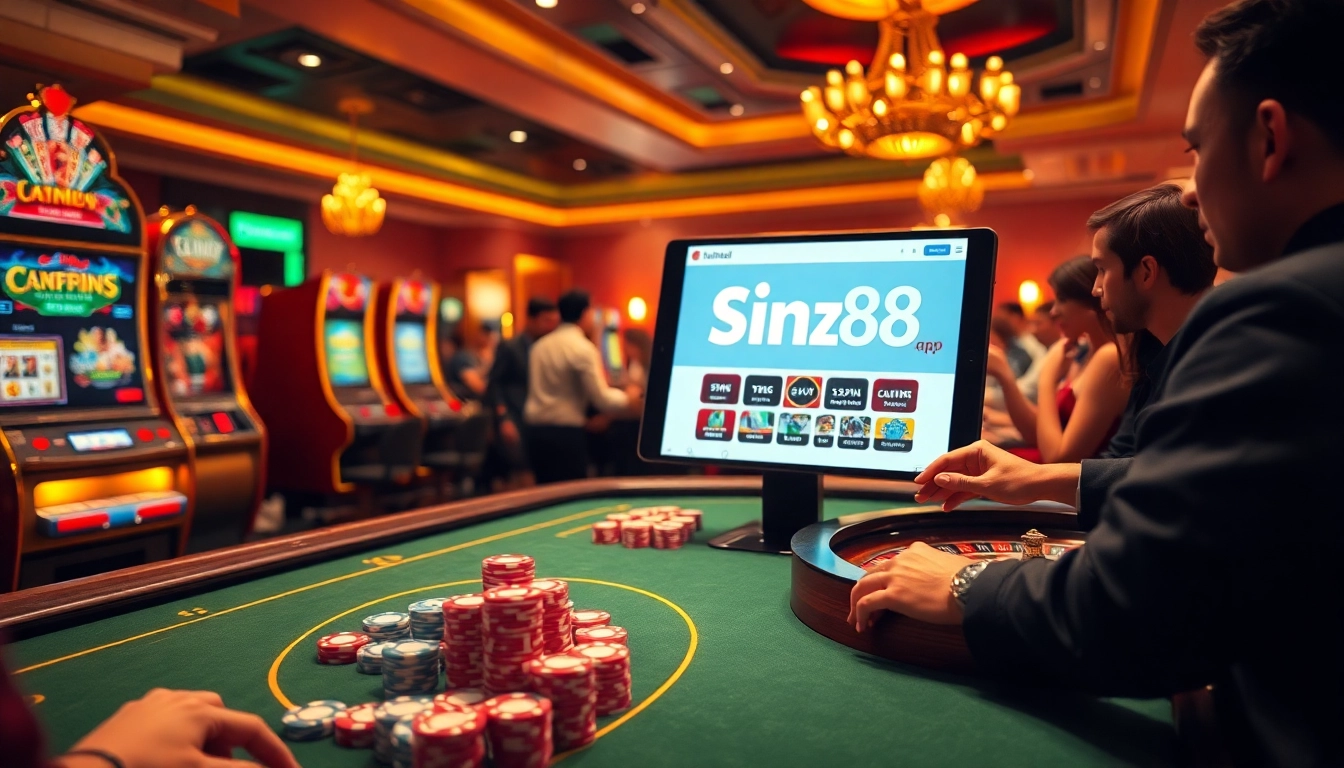 Engage in thrilling gameplay with high stakes at https://sin88.app/ featuring vibrant casino elements.