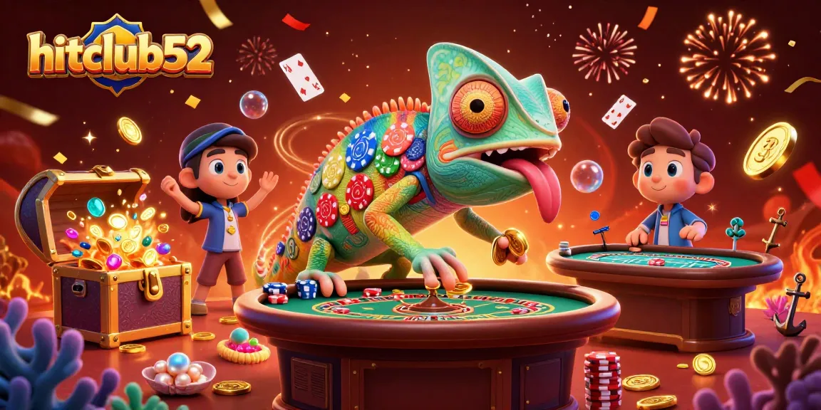 Experience thrilling gameplay at hitclub52 with an exciting chameleon casino owner and rich casino elements.