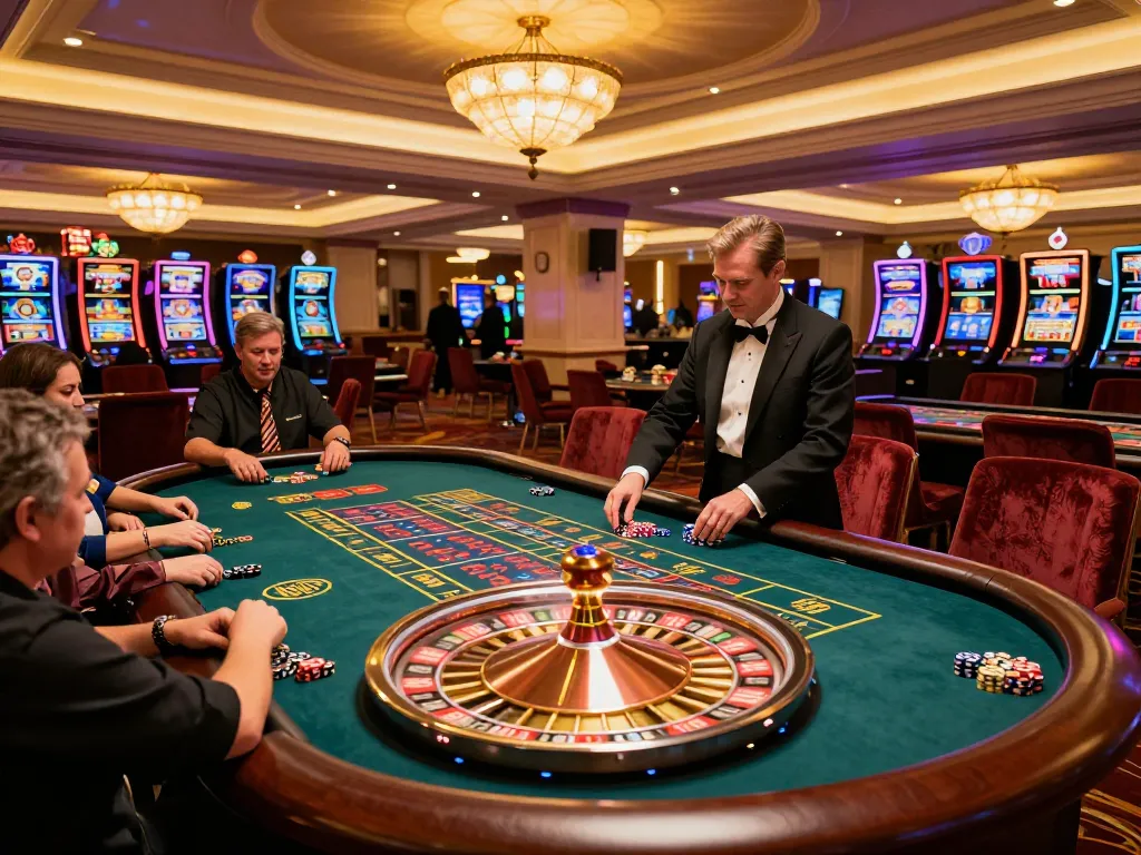 Players engaging in vibrant roulette action at TR88 casino showcasing excitement and strategic betting.