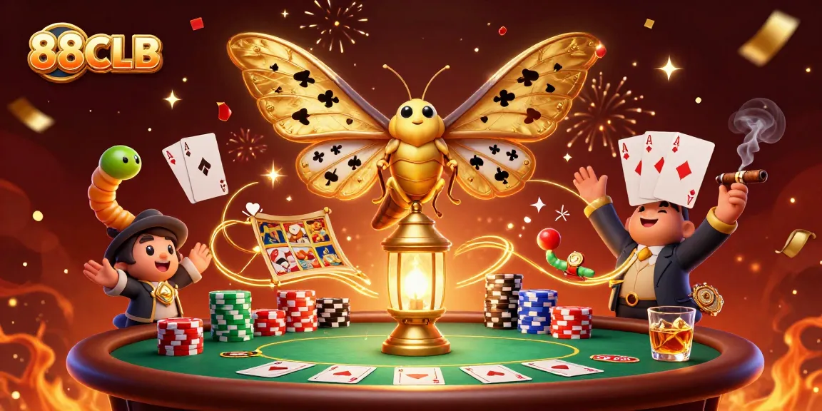 Engage in thrilling gaming at 88CLB featuring vibrant casino elements and dynamic action!