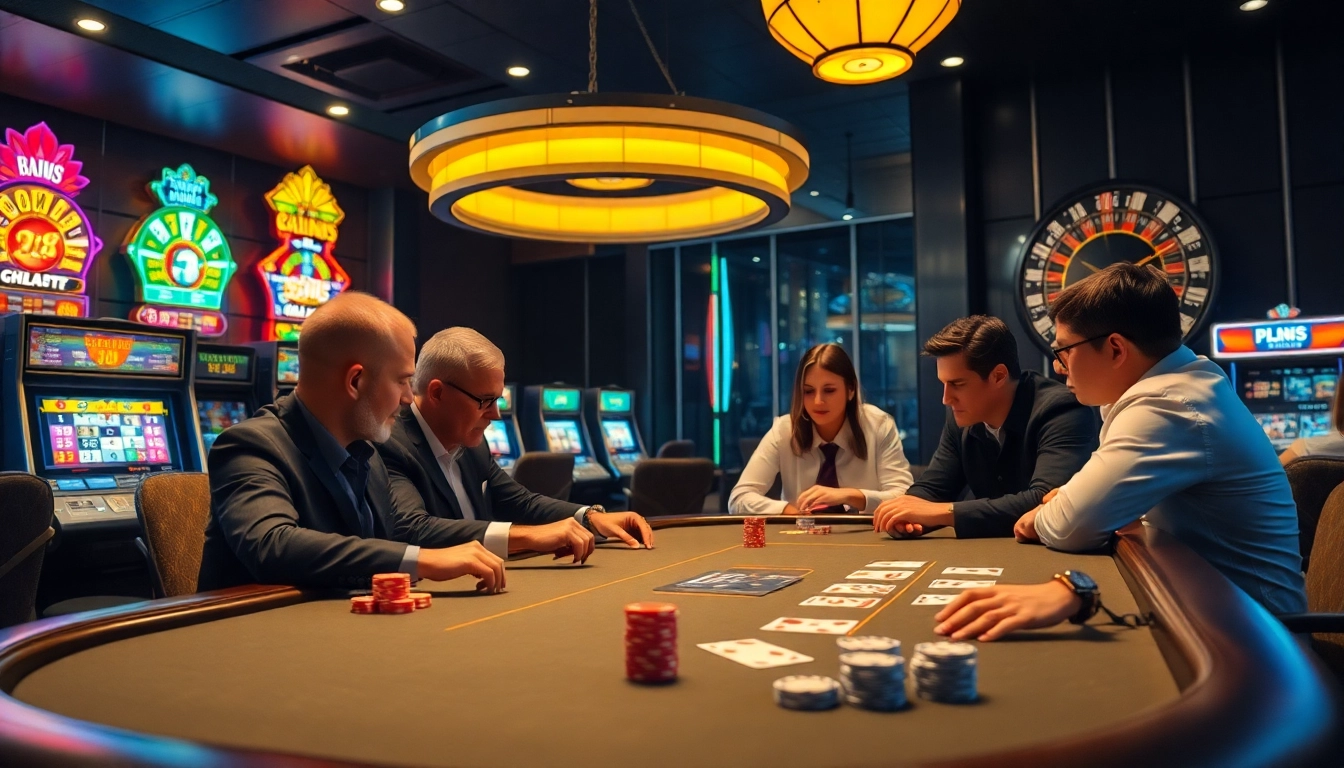 Experience the thrill of casino gaming with Link vào lucky88 at a poker table.
