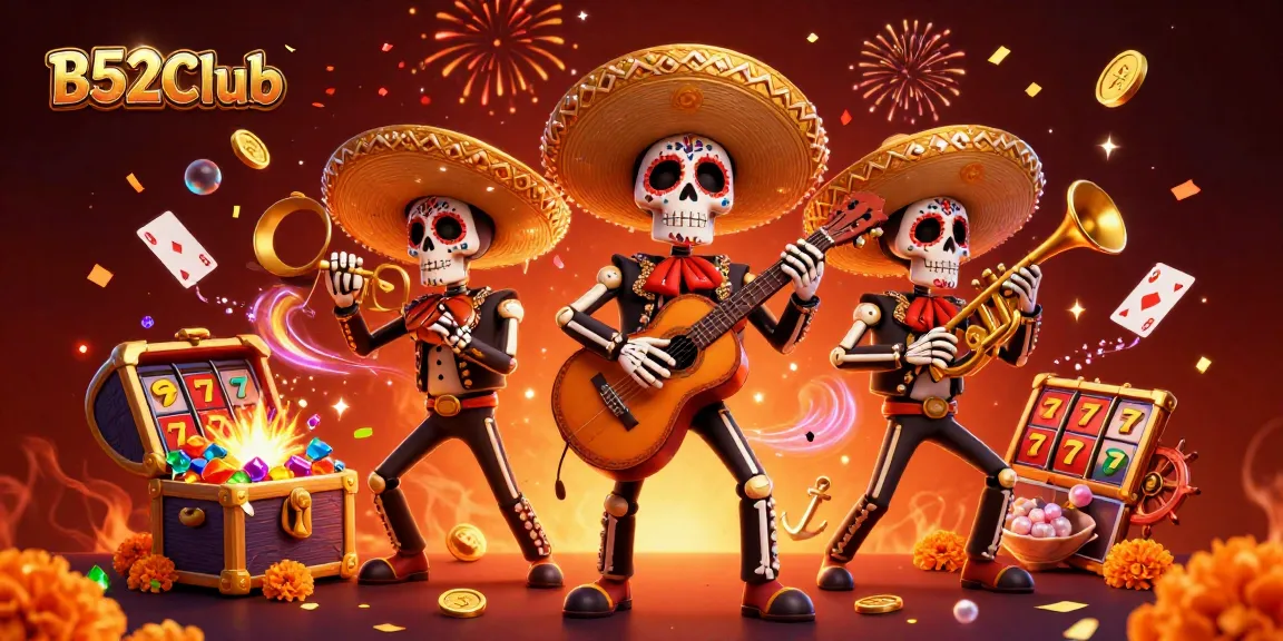 B52Club energized players enjoy vibrant slot games amidst colorful casino elements