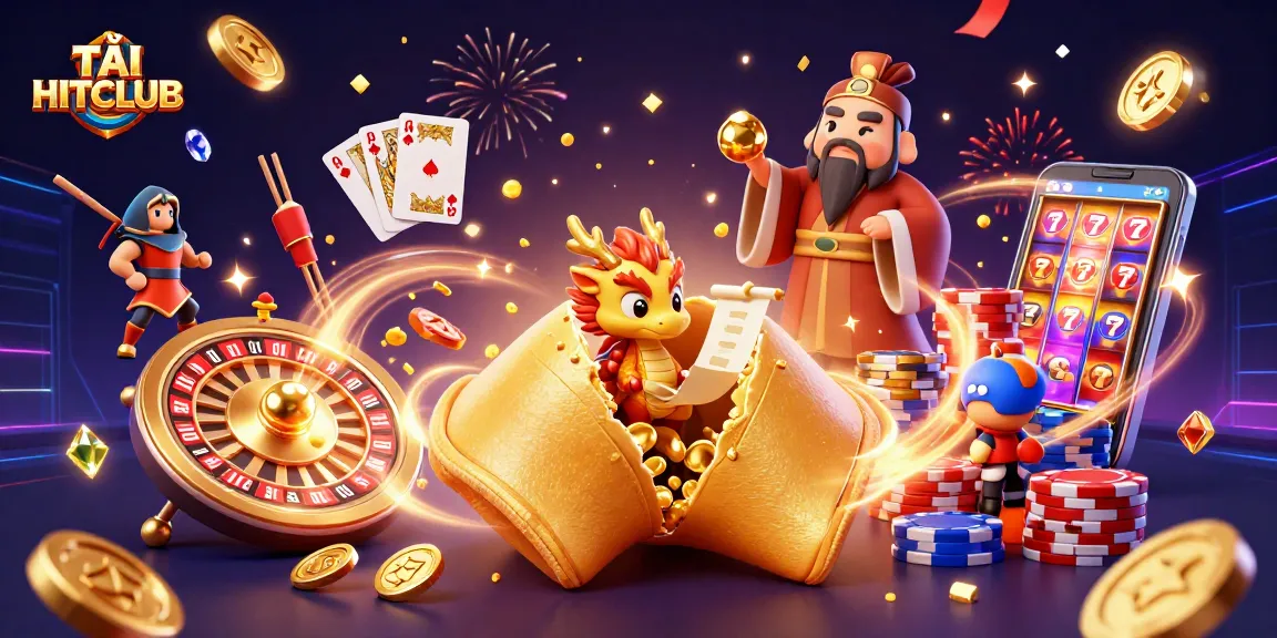 TẢI HITCLUB to experience an exciting world of online gaming with vibrant casino elements and dynamic characters.
