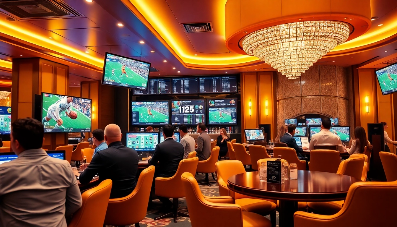 Experience live football streaming on Cakhia TV within a luxurious casino setting.