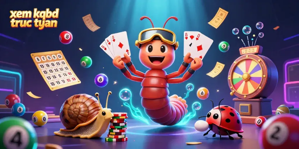 Engaging scene showcasing xem kqbd truc tuyen with a millipede dealer and exciting game elements.