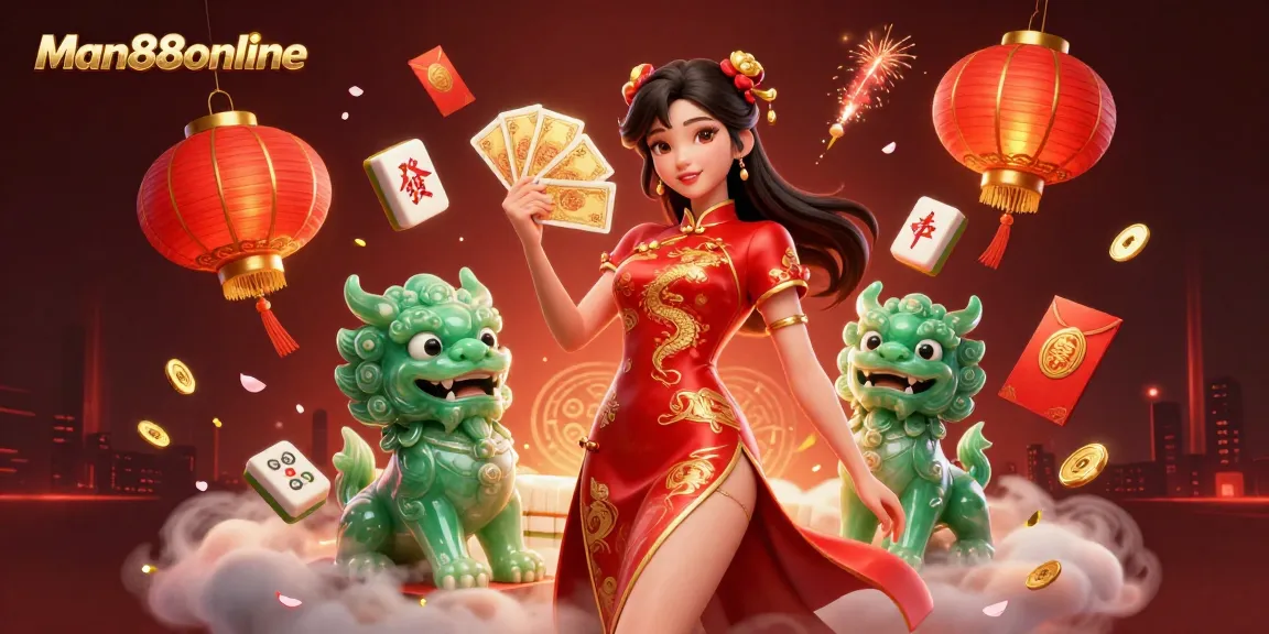 Engage in thrilling gaming action with Man88online featuring elegant designs and vibrant elements