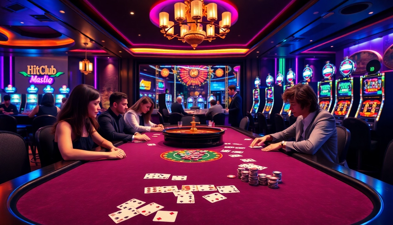 Experience the excitement at Hitclub with vibrant casino games and thrilling ambiance.