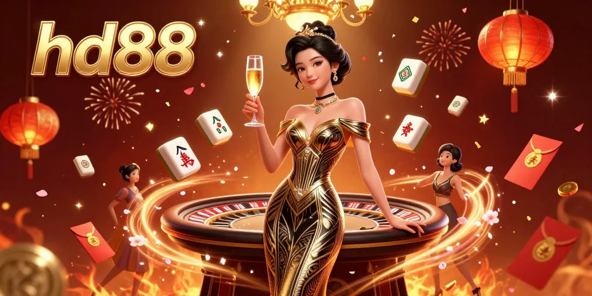 Engage in thrilling gameplay at hd88 while enjoying a glamorous casino experience with golden details.