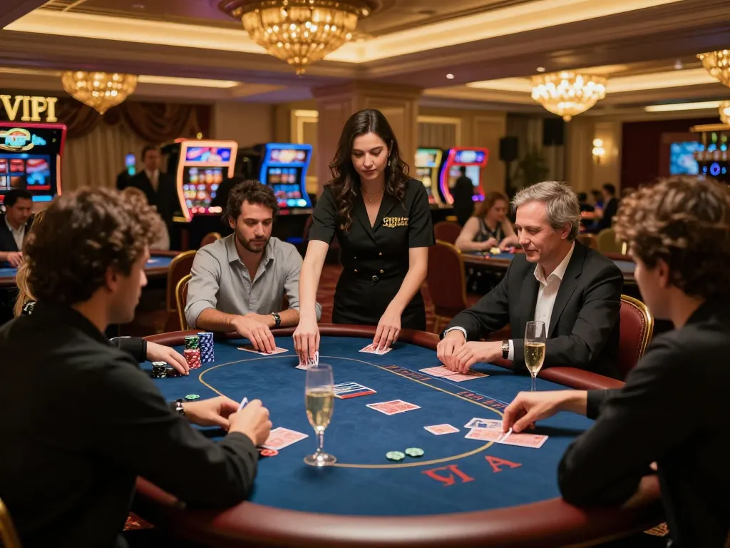 Experience high-stakes gameplay with LU88VIP in a luxurious casino setting