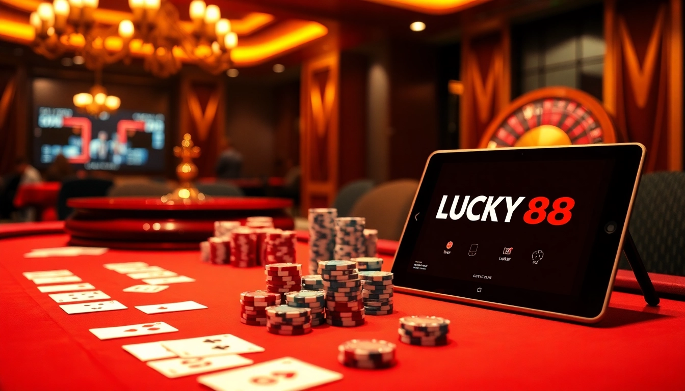 Experience the thrill of gambling at nhà cái LUCKY88 with luxurious tables and exciting games.