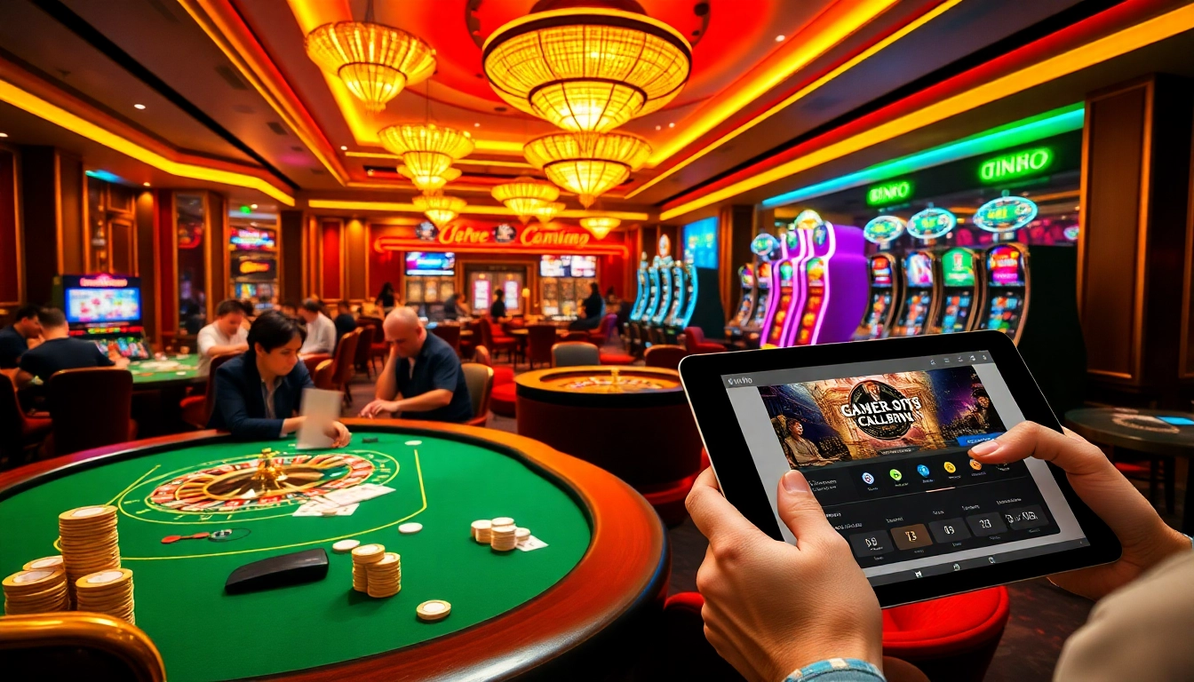 Players enjoying high stakes poker and roulette at Bin88 casino, showcasing an exciting gambling atmosphere.