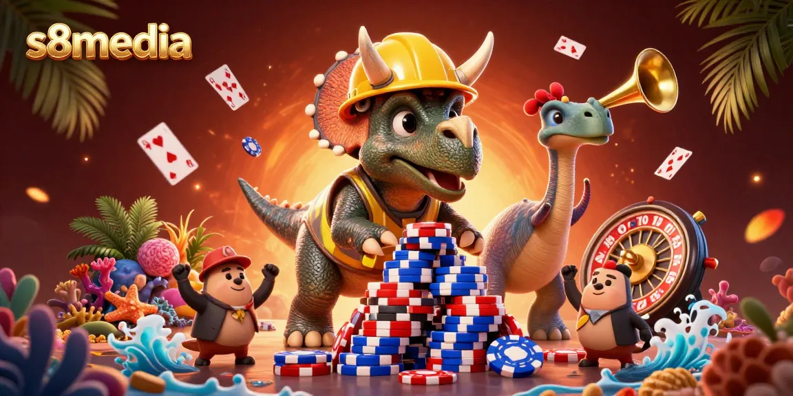 Engage in thrilling gameplay at s8media with dynamic poker activities and vibrant casino elements.