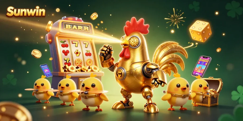 Sunwin offers vibrant casino entertainment with exciting jackpots, golden coins, and engaging game elements.