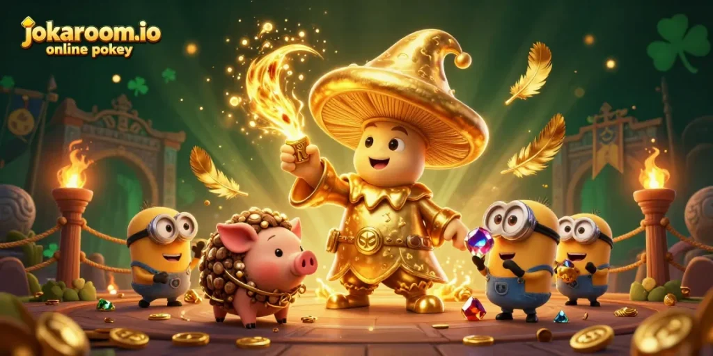 Experience the excitement of jokaroom.io online pokies with enchanting characters and magical treasures.